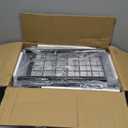 Snughome Desk Shelf, 38.6" Desktop Organizer Shelf, Desk Hutch for Computer Monitor, 4 Tier Desk Display Rack with Pegboard Hooks Set, Wood Desktop Bookshelf for Home Office Dorm (Rustic Brown)