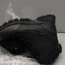 SHULOOK Men's Snow Boots Waterproof Warm Fur Lined Winter Hiking Boot Non-slip Outdoor Ankle High-top Shoes Work Hiker Trekking Trail (10, Black)