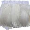 Sowder Duck Goose Feather Trim Fringe 2 Yards (Ivory)