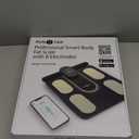 RunStar Smart Scale FSA&HSA Eligible, 8 Electrodes Digital Bathroom Scale for Body Weight and Fat, BMI, Muscle Mass 28 Body Composition Measurement, with Full-Color TFT LCD on Retractable Handle (black)