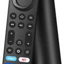 Replacement Remote for FireStick (2nd/3rd Gen), 4K Max, 4K (1st/2nd Gen), Lite, HD, Fit for Fire Smart TV Cube (1st/2nd/3rd Gen), Smart TV 3rd Gen with Voice Control