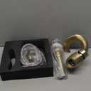 Elegant Alien Brushed Nickel Bathroom Sink Faucet Single Hole,AUU Waterfall Vanity Sink Faucet Solid Brass,Single Handle Basin Tap with Pop Up Drian&Deck Plate