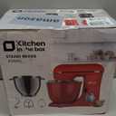 Kitchen in the box Stand Mixer, 5QT+4.5QT Two bowls Electric Food Mixer, 10 Speeds 3-IN-1 Kitchen Mixer for Daily Use with Egg Whisk,Dough Hook,Flat Beater (Frost White, 5QT)