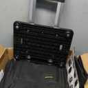 Lekebobor Travel Rolling Backpack, 18 inch Waterproof Bag with 360 Wheels for 15.6" Laptop, Convertible Airline Approved Travel Back Pack for Men & Women, Business, Commuter (Black)