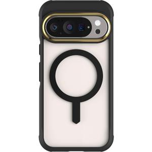 Ghostek Covert MagSafe Pixel 10 / Pixel 10 Pro Case Clear Magnetic - Compatible with Mag Safe, Shockproof Protective Phone Cover Designed for 2025 Google Pixel10 and Pixel10 Pro (6.3") (Black) (Black [Limited Edition])