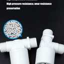 automatic water level control valve, float valve, used for water tower, solar energy, livestock pond, aquarium, automatic water storage irrigation (1/2" Side entry)