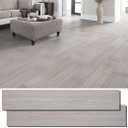 INMOZATA 36-Pack Peel and Stick Flooring Vinyl Floor Tile (White Wash Wood) | 54 Sq.Ft, Waterproof, Heat-resistant, Wood Grain, Strong Adhesive, DIY Flooring for Bedroom Living Room Bathroom Kitchen RV