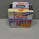 INABA Churu Cat Treats, Lickable, Squeezable Creamy Pure with Vitamin E, 0.5 Ounces per Tube, 120 Tubes Total, Tuna Variety, Best By: 03/28/2026