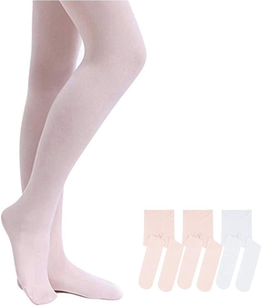 Stelle Girls' Ultra Soft Pro Dance Tight/Ballet Footed Tight (Toddler/Little Kid/Big Kid) (XS)