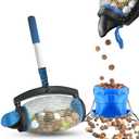 Zozen Nut Gatherer, Pecan Picker Upper, Walnut Picker Upper Roller, Directly Dump Outlet/Also Apply to Hickory Nuts, Chestnuts, Buckeyes, Golf, Butternuts, Objects Size 3/4'' to 2''; 1.5 Gallon