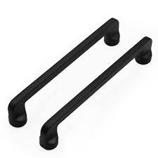 Amerdeco 30 Pack Brushed Gold Cabinet Pulls 5 Inch(128MM) Hole Centers Kitchen Cabinet Handles Hardware Kitchen Handles for Cabinets Cupboard Handles Drawer Pulls ZH0041, Black