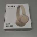 Sony WH-CH520 Wireless Headphones Bluetooth On-Ear Headset with Microphone and up to 50 Hours Battery Life with Quick Charging, Cappuccino