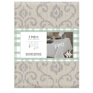 Lintex Home Collection Rectangle Tablecloth 52"x70" (132 x 178 cm), Beige