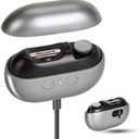 Electric Nail Clipper for Babies, Adults and Seniors, Baby Nail Clippers with Light and Built-in Nail Storage, Safe Baby Nail File and Electric Baby Nail Trimmer, Automatic Electric Nail File (Grey)