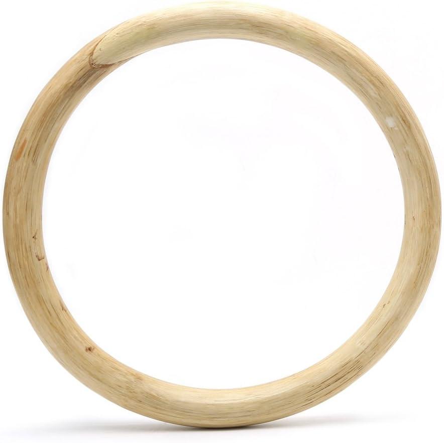 Xromtbem JAGTRADE Wing Chun Rattan Natural Wood Rings Wing Chun Kung Fu Wrist Hand Strength Training Equipment Physical Exercise