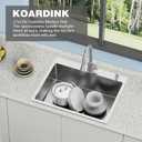 Kitchen And Bar Sink, 27x22 Inch Stainless Steel Drop In Modern Single Bowl Topmount Kitchen And Bar Sink Combo-Silicon Mat,Drain Strainer Set Compatibility With Various Kitchen&Bar Style, 27x22x9 inches