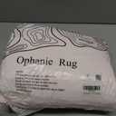 Ophanie 3x5 Pink Rug, Bedside Preppy Dorm Area Rug, College Essentials Non Slip Small Carpets for Bedroom, Anti Slip Fluffy Living Room Rugs Home Decor Aesthetic, Nursery