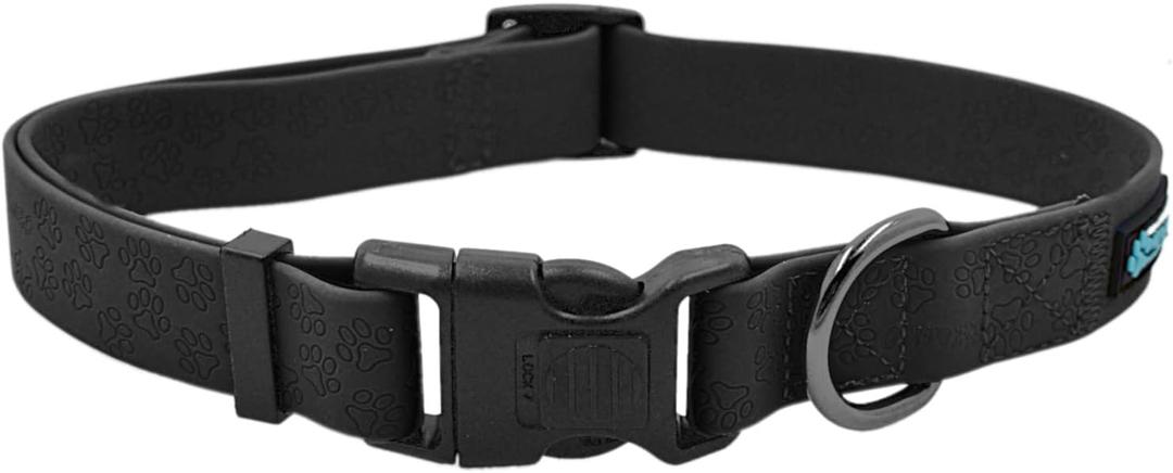 Max and Neo Waterproof Collar - Donates to Dog Rescue for Each Sold (Small, Black)