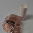 175PCS Happy Birthday Plates and Napkins Party Supplies, Paper Pink and Rose Gold Plastic Forks Knives Spoons Serve 25 Guests for Girl Women