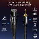 Cable Matters Unbalanced 3.5mm to XLR Cable - 10ft, Male to Female, 1/8 Inch to XLR Cable