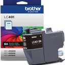 Brother Genuine LC401BK Standard Yield Black Ink Cartridge