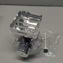 Metal Grain Mill Attachment for KitchenAid Stand Mixer, Flour Mill Grinder for Kitchen Aid Accessories and Attachments, Fit for Grinding Non-Oily Dry Grain Corn, Coffee Bean, Buckwheat, Oats, Millet (Silver)