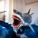 Schleich Dinosaurs - 11" Megalodon Shark Figurine - Durable Prehistoric Dinosaur Toys - Realistic Shark Toys for Boys and Girls - Fun Bathtub Animal Figures for Toddlers and Kids Ages 5+ | 15055