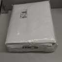 RYB HOME Blackout Curtains with Felt Fabtic Liner for Sound Absorbing, 3 Layers Soundproof Thermal Insulated Summer Drapes for Bedroom Home Theater Baby Nursery, 52 x 63 inch, White, Set of 2