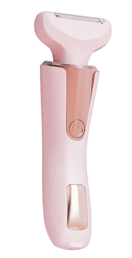 Portable Women's Hair Removal Device with Illuminating Mirror & Ceramic Blade System, IPX7 Waterproof, Safe & Lockable for Travel