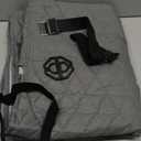 TAOCOCO 100% Waterproof Recliner Cover - Recliner Cover with Non-Slip Granule, Recliner Chair Covers with Elastic Band, Recliner Chair Covers for Reclining Chair(Dark Grey, Medium-25'')