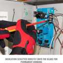 9 x OEMTOOLS 22593 10 Piece Insulated Screwdriver Set, 4 Flathead Screwdrivers, 4 Phillips Screwdrivers, Interchangeable Blades And Electrician Tool Pouch