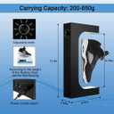 Yegvea Levitating Shoe Display Floating Sneaker Stand,Magnetic Levitation Sneakers Stand with 16 Colors Remote Control and 360° Rotation