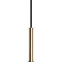 KCO Lighting Mid Century Modern Pendant Chandelier Amber Glass Hanging Lamp Gold Globe Pendant Lights Kitchen Island Brushed Brass Pendant Light Large Kitchen Pendant Lighting Over Island