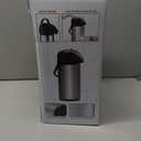 Coffee Carafe for Keeping Hot - Gezoss 102OZ / 3L Airpot Coffee Dispenser with Pump - Large Coffee Thermos for Hot Drinks Tea Liquid - Insulated Stainless Steel Hot Water Beverage Urn for Parties