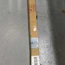 EXCLUSIVE HOME Rope Knot 1" Curtain Rod and Coordinating Finial Set, Matte White, Adjustable 66"-120"