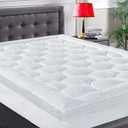 COHOME King Mattress Topper, Extra Thick Cooling Mattress Pad,Luxury
1300GSM Filling, 400TC Soft Cotton PillowTop, 8-21" Deep Pocket, Breathable & Noise-Free, Machine Washable (78x80 Inches)