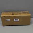 2Pcs Elegant 5-Arm Tea Light Crystal Candle Holder with Pendant Chain & Round Crystal Bowl - 22.5 Inch Tall Black Wedding Table Centerpiece for Holiday Events, Parties & Home Decor