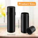 15 Pcs 60ml/2oz Plastic Deodorant Containers Empty Filling Stick Tube Deodorant Bottles for DIY Cosmetic Lotion Bar Sunscreen Lip Balm Crayon - Black