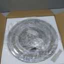 Modern LED Crystal Chandeliers 3 Ring Round Pendant Lighting Fixtures DIY Stainless Steel Ceiling Lamp Hanging Lights for Living Room Dining Room Bedroom Kitchen (Warm Light)