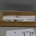 STORAGE MANIAC Adjustable Closet Rod Hanging Clothes Heavy Duty Closet Extender Hanging Rod Space-Saving Clothes Hanging Bar Double Closet Hanging Rod Hanging Closet Organizer Closet Bar,2 Pack White