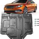 Front Engine Splash Shield Fit for Hyundai Sonata 2011 2012 2013 2014 2015 2016 2017 Engine Case Guards Suitable for Hyundai Sonata Under Engine Cover Mud Flaps Directly Replace Original