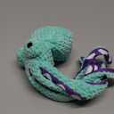 Large Squeaky Dog Toys- Plush Dog Toys with Soft Fabric for Small, Medium, and Large Dogs Daily Companionship, Training Reward Gift (Green)