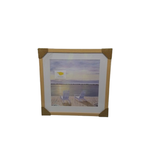 VNVNK 18x18 Frame Natural Wood Color, Perfect for 18x18 Inch Picture without Mat or 14x14 Inch Picture with Mat, Home Wall Decor Picture Frame-1 PCS