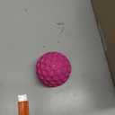 DISSKNIC Indestructible Squeaky Dog Balls, Dog Toys for Aggressive Chewers Large Breed for Relieving Anxiety, Tough Dog Chew Toys Balls for Aggressive Chewers, Outdoor Squeaky Cognitive Dog Toys (Rose Red)