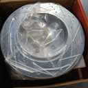 A-Premium 13.78 inch (350 mm) Rear Drilled and Slotted Disc Brake Rotors + Ceramic Pads Kit Compatible with Select Jeep and Dodge Models - WK2 Series Grand Cherokee 2018-2020, Durango 2017-2020