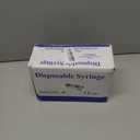 100 Pack 1ml Syringes with Needle - 27G 1/2 inch Disposable 1cc Luer Lock Syringe for Scientific Lab Use, Sterile Individually Wrapped