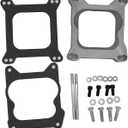 1 Set SHLPDFM Carburetor Spacer 3/4" Plastic Phenolic 4-Barrel Square Bore Carburetors to Quadrajet Spread Bore
