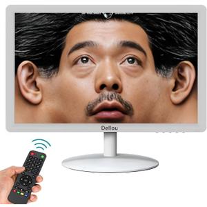 19inch White Monitor Display Screen Security Camera Monitoring Multi-Function Interface HDMI, AV, BNC, VGA, USB, PC Input CCTV Computer LCD Monitors 1440x900 Resolution