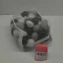 GOGOSO Ball Pit Balls,Plastics Balls for Ball Pit, Stars Hearts Shape for PastelBall for Toddlers Kids, Color: Black Gray White Star+Heart Balls
