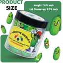 Affirmation Pickle Jar  60 Uplifting Notes for Self-Care, Funny Pickle Gifts for Teen Girls, Trendy College & Christmas Stuff, Cute Emotional Support Decor for Mindfulness